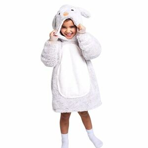 Cozy Noxxiez CH301 Králik - hrejivá televízna mikinová deka s kapucňou pre deti 3 - 6 rokov
