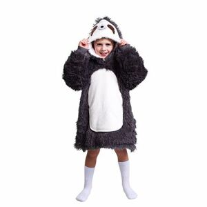 Cozy Noxxiez CH302 Leňochod - hrejivá televízna mikinová deka s kapucňou pre deti 3 - 6 rokov