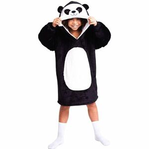 Cozy Noxxiez CH326 Panda - hrejivá televízna mikinová deka s kapucňou pre deti 7 - 12 rokov