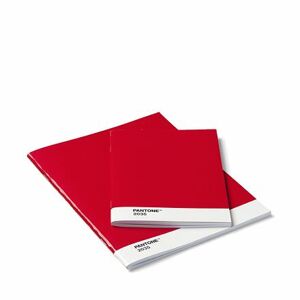 PANTONE Zápisník, 2 veľkosti, mäkká väzba - Red 2035