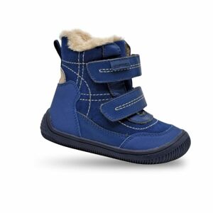 Chlapčenské zimné topánky Barefoot RAMOS BLUE, Protetika, modrá - 29