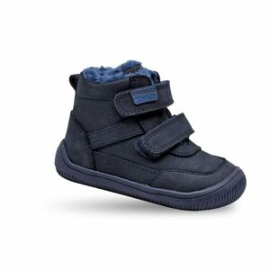 Chlapčenské zimné topánky Barefoot TYREL DENIM, Protetika, sivá - 28