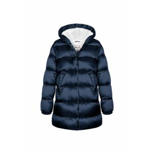 Dievčenský nylonový kabát Puffa s podšívkou z mikroflísu, Minoti, 12COAT 1, modrá - 116/122 | 6/7let