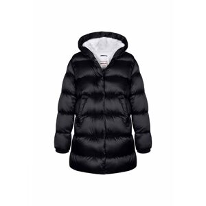 Dievčenský nylonový kabát Puffa s podšívkou z mikroflísu, Minoti, 12COAT 2, čierny - 158/164 | 13/14let