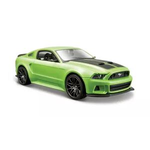Maisto - 2014 Ford Mustang Street Racer, matný zelený, 1:24