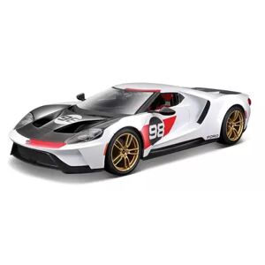 Maisto - 2021 Ford GT Heritage, biely, 1:18