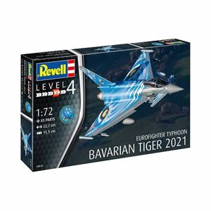 Revell ModelSet lietadlo 63818 - Eurofighter Typhoon "Bavarian Tiger 2021" (1:72)