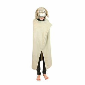 Cozy Noxxiez BL801 Králik - hrejivá deka s kapucňou so zvieratkom a labkovými vreckami