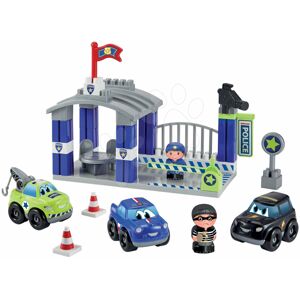 Écoiffier stavebnica policajná stanica s 3 autami a 2 figúrkami 3015