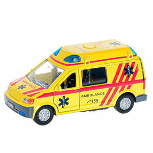Kids Globe Ambulancia kov 14cm CZ