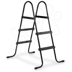 Schody k bazénu pool ladder Exit Toys pre výšku 60 - 90 cm kovový rám protišmykové čierne