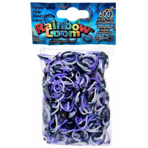Rainbow Loom originálne gumičky pre deti strašidelne svietiace 600 kusov 22046
