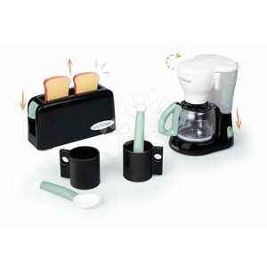 Raňajkový set s toasterom Tefal Breakfast Set Smoby s kávovarom a šálky s lyžičkami