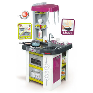 Smoby elektronická kuchynka pre deti Tefal Studio Bubble 311027 fialová