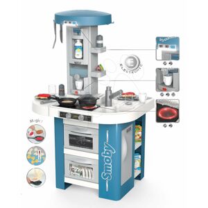 Kuchynka s technickým vybavením Tech Edition Smoby elektronická s mnohými zvukmi a svetlami a 35 doplnkov 100 cm vysoká