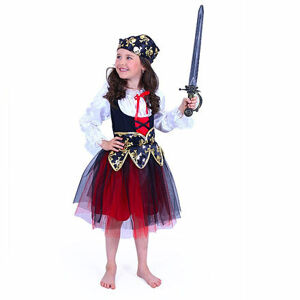 Rappa Detský kostým pirátka (S)