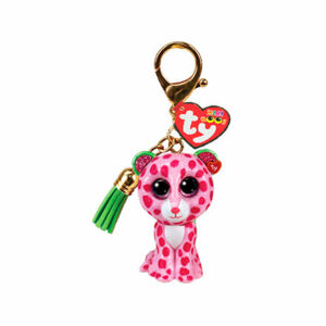 TY Mini Boos Clip GLAMOUR - ružový leopard