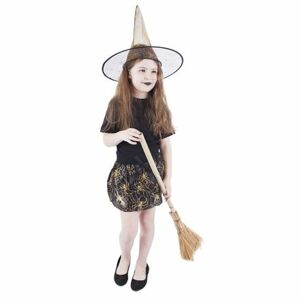 Rappa Detský kostým čarodejnice tutu sukne s klobúkom