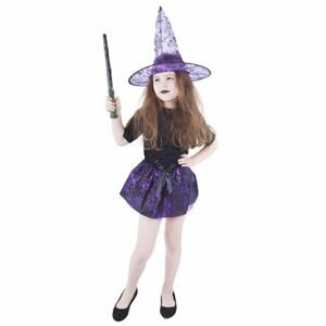 Rappa Detská sukňa pavučina s klobúkom čarodejnice