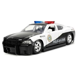 Autíčko policajné Dodge Charger 2006 Fast & Furious Jada kovové s otvárateľnými časťami dĺžka 19 cm 1:24