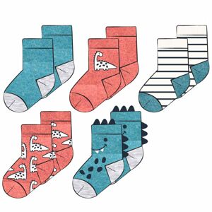 Chlapčenské ponožky 5pack, Minoti, 13sock 6, Boy - 68/80 | 6-12m