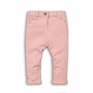Nohavice dievčenské s elastanom, Minoti, AUTUMN 9, růžová - 68/80 | 6-12m