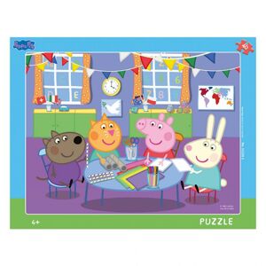 Dino puzzle Peppa Pig: V škôlke 40D doskové
