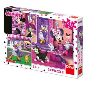 Dino puzzle WD Deň s Minnie 3x55D