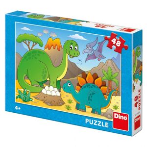 Dino puzzle Dinosaury 48D
