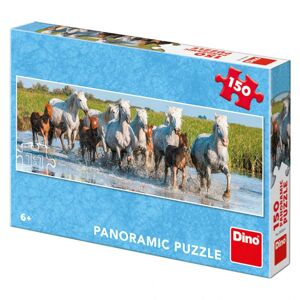 Dino puzzle Camargští kone 150D panoramicuzzle
