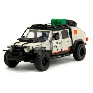 Autíčko Jeep Gladiator 2020 Jurassic World Jada kovové s otvárateľnými dverami dĺžka 11,5 cm 1:32