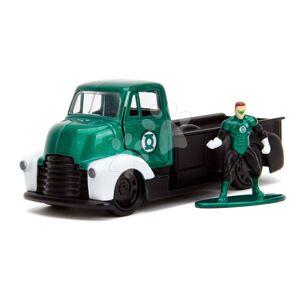 Autíčko Chevy COE 1952 DC Jada kovové s otvárateľnými dverami a figúrka Green Lantern dĺžka 20,5 cm 1:32