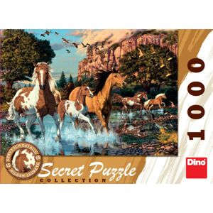Dino puzzle Kone 1000 dielikov secret collection
