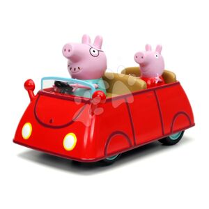 Autíčko na diaľkové ovládanie Peppa Pig RC Car Jada červené dĺžka 17,5 cm