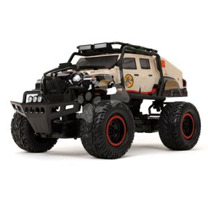 Autíčko na diaľkové ovládanie RC Jeep Gladiator 4x4 Jurassic World Jada terénne s odpružením a pohonom 4 kolies dĺžka 45 cm 1:12 od 6 rokov