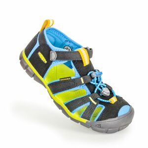 Detské sandále SEACAMP II CNX, BLACK/BRILLIANT BLUE, keen, 1022984/1022969, čierna - 38