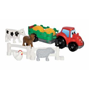 Écoiffier stavebnica Traktor s prívesom a so zvieratkami 3348