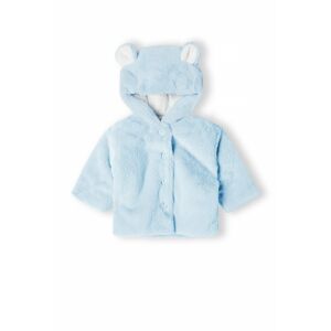 Detský kabát s podšívkou, Minoti, babyprem 28, modrý - 56/62 | 0-3m