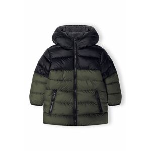 Chlapčenská zimná bunda Puffa s kožušinovou podšívkou, Minoti, 15coat 25, khaki - 134/140 | 9/10let