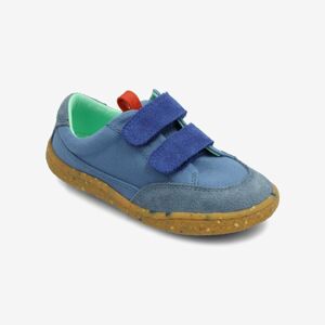 Chlapčenské tenisky Barefoot GROUNDIES AMSTERDAM BLUE, modré - 30