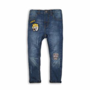 Nohavice chlapčenské džínsové s elastanom, Minoti, TIGER 7, modrá - 86/92 | 18-24m