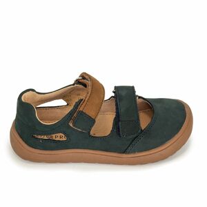 Chlapčenské sandále Barefoot PADY BROWN, Protézy, hnedé - 31