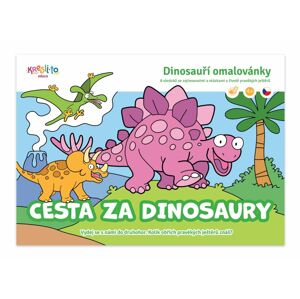 Omaľovánky o dinosauroch: cesta za dinosaurami, Kresli.to, W033913