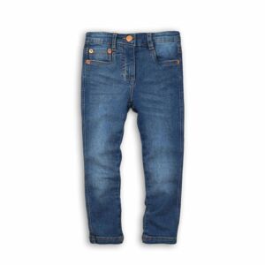 Nohavice dievčenské džínsové s elastanom, Minoti, FRENCH 8, modrá - 80/86 | 12-18m