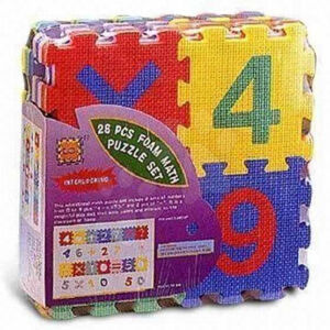 Lee penové puzzle Čísla a znaky 28 dielov FM824 farebné
