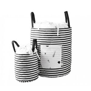 toTs-smarTrike textilný košík Stromy 400122 bielo-čierny