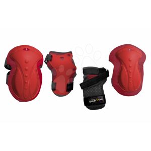 smarTrike chrániče Safety Gear set M na kolená a zápästia z ergonomického plastu červené 4002004