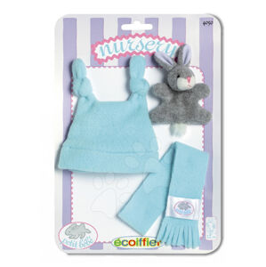 Écoiffier detské šatôčky Clip Strip Nursery pre bábiku 4050 modré/ružové