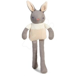 Bábika pletená zajačik Baby Threads Grey Bunny ThreadBear 35 cm sivý z jemnej mäkkej bavlny od 0 mes