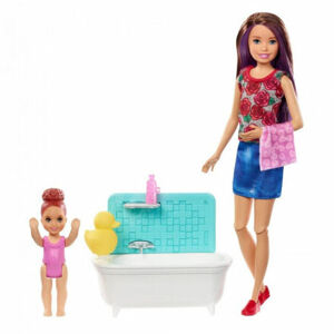 Mattel Barbie Opatrovateľka herný set s vaňou